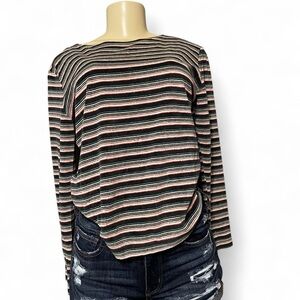 Route 66 Multicolor Striped Blouse